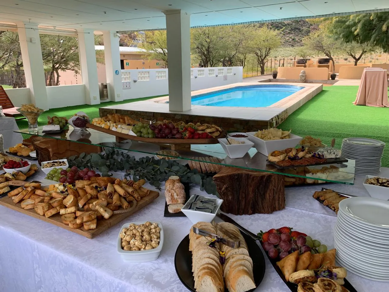 Catering canapes and finger foods