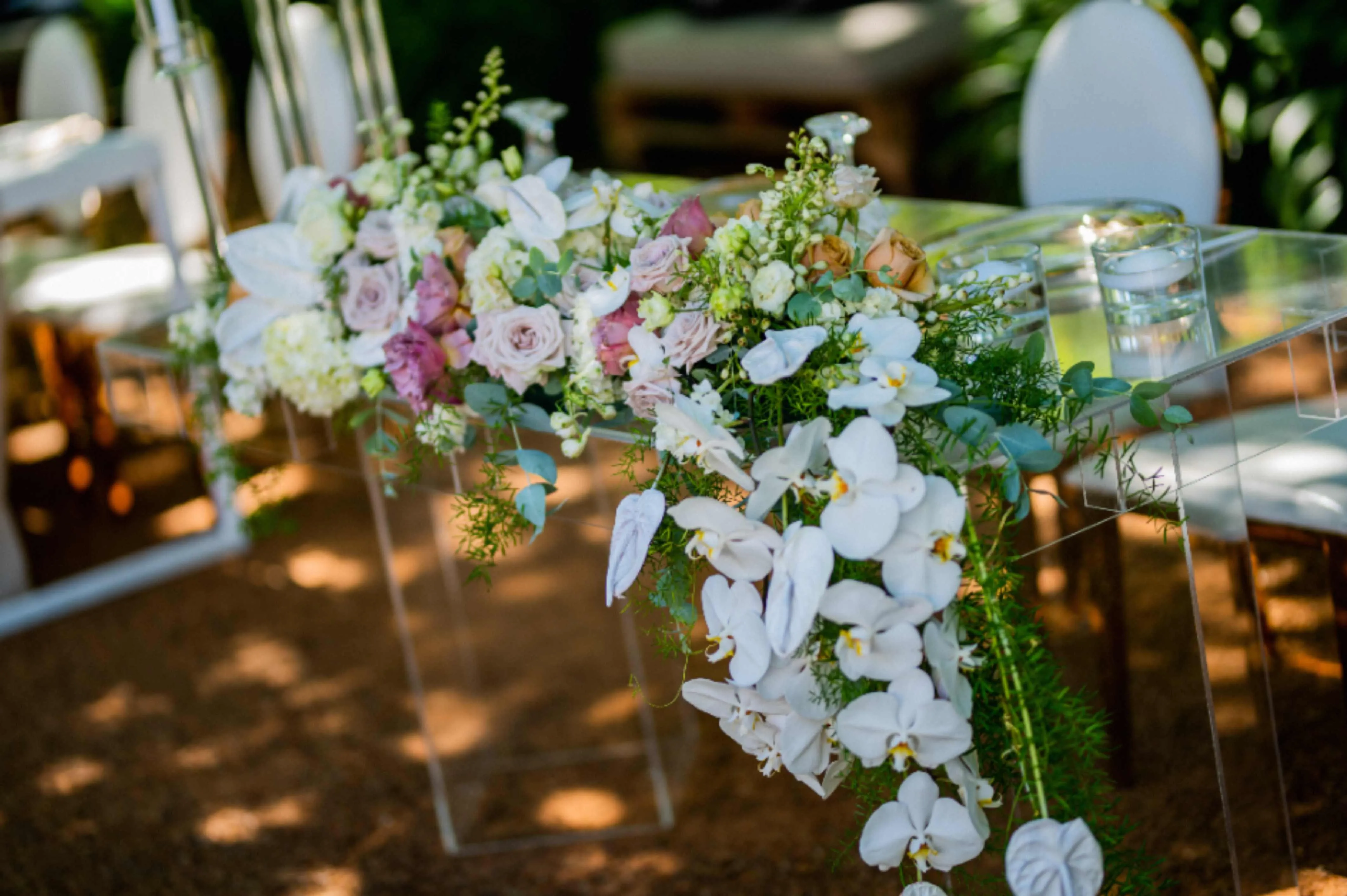 Wedding floral arrangement